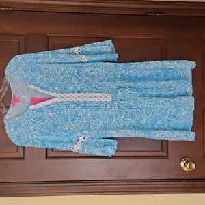 Lilly Pulitzer Child's Cass UPF+50 pop over dress